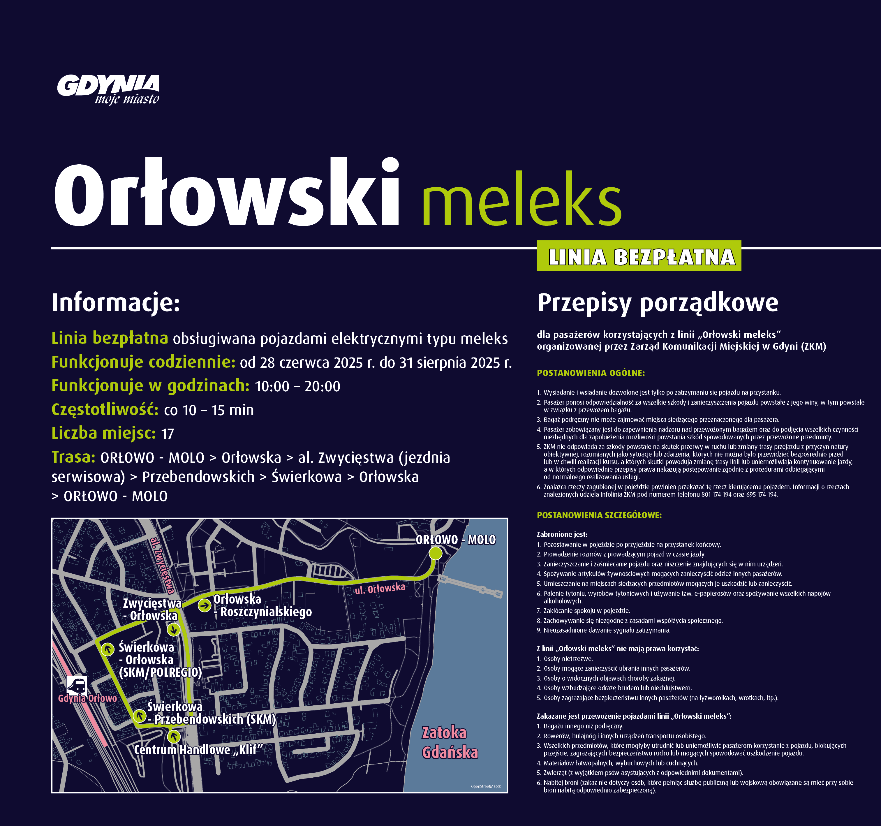 Orłowski meleks - informacje