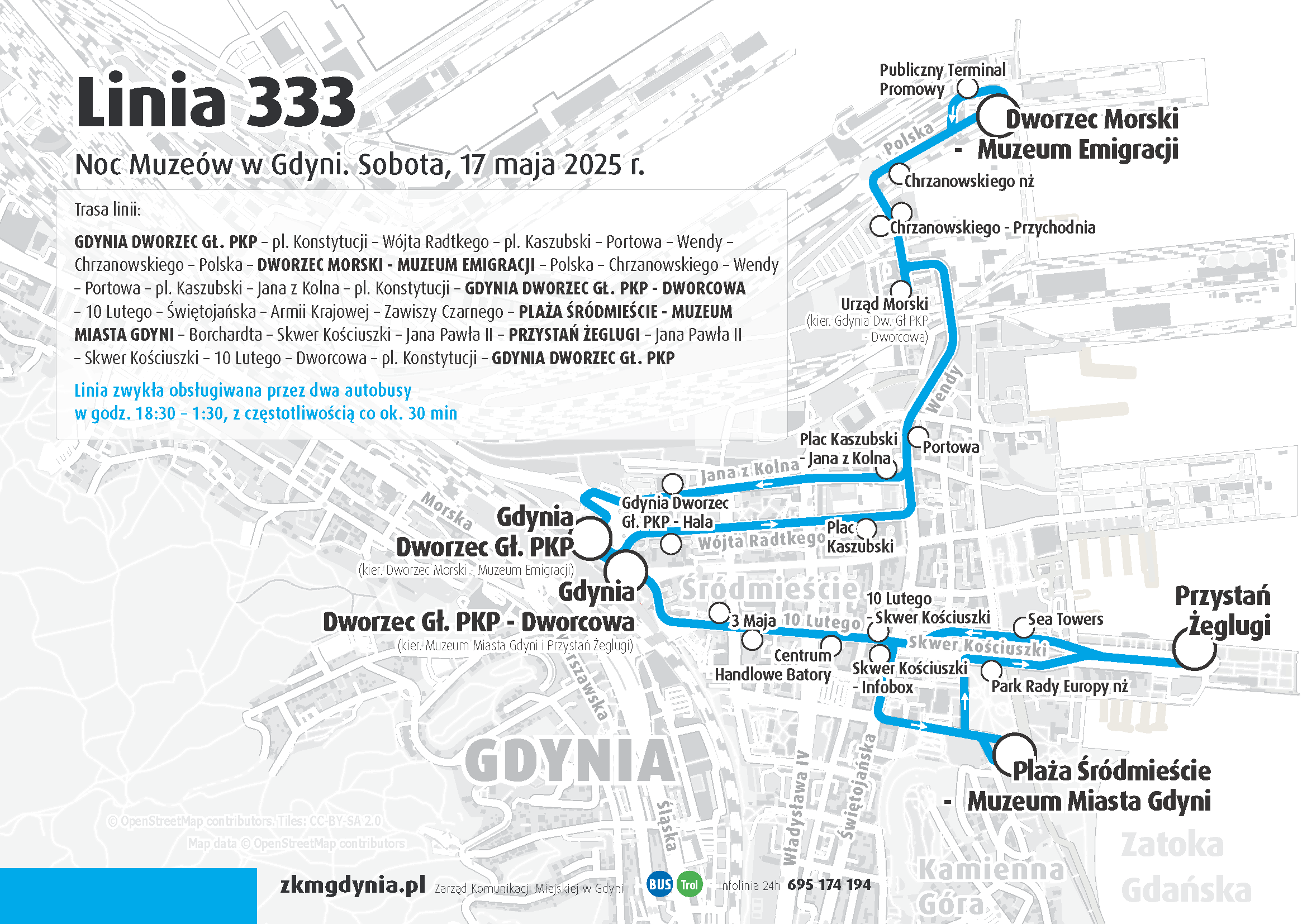 Trasa linii 333