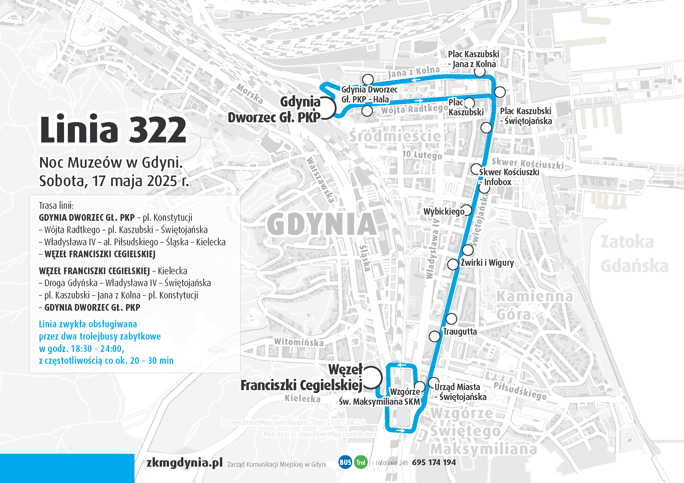 Trasa linii 322